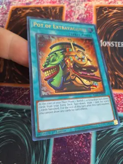 Yugioh Pot of Extravagance RA01-EN059 Ultra Rare 1st Edition Near Mint - Image 2