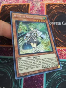 Yugioh Wynn the Wind Channeler MP21-EN158 Prismatic Secret Rare 1st Edition NM - Image 2