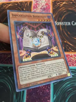 Yugioh Impcantation Bookstone MP19-EN172 Super Rare 1st Edition Near Mint - Image 2