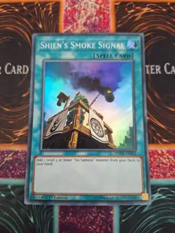 Yugioh Shien's Smoke Signal SPWA-EN015 Super Rare 1st Edition Near Mint - Image 1