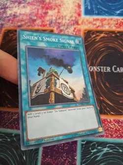 Yugioh Shien's Smoke Signal SPWA-EN015 Super Rare 1st Edition Near Mint - Image 2