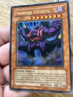 Vampire Genesis Ultra Rare 1st Edition Yugioh! SD2-EN001 - Image 1