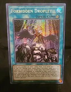 Yugioh Forbidden Droplet MP22-EN254 holo Secret Rare 1st Edition NM - Image 3