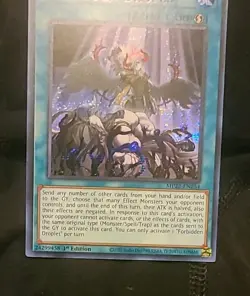 Yugioh Forbidden Droplet MP22-EN254 holo Secret Rare 1st Edition NM - Image 4