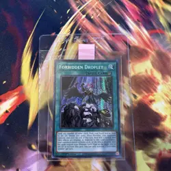 Yugioh Forbidden Droplet MP22-EN254 holo Secret Rare 1st Edition NM - Image 1