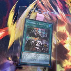 Yugioh Forbidden Droplet MP22-EN254 holo Secret Rare 1st Edition NM - Image 2
