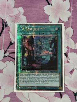 Yugioh! A Case for K9 *Starlight Rare* EUROPEAN ENGLISH JUSH-EN040 - Image 1