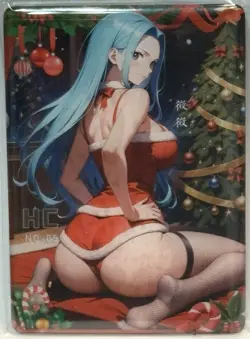 One Piece Acrylic Spicy Waifu Card, Vivi Christmas Card, HC-05! 🌶🔥 - Image 1