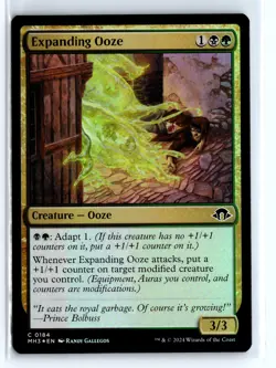 FOIL Expanding Ooze Modern Horizons 3 Common - MTG Magic the Gathering Card - Image 1