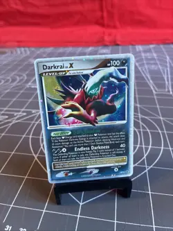 2008 Pokemon Darkrai LV. X DP19 Promo Card - Image 1