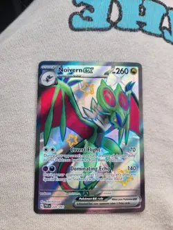 Noivern EX 220/091 Scarlet and Violet Paldean Fates Shiny Ultra Rare Holo Card - Image 1