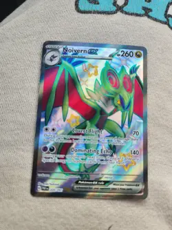 Noivern EX 220/091 Scarlet and Violet Paldean Fates Shiny Ultra Rare Holo Card - Image 4