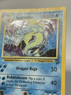 Pokemon Gyarados Holo Rare Card 7/130 Base Set 2 BS2 Moderate Play MP - Image 4