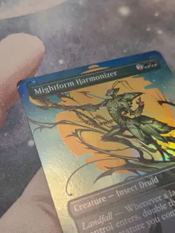 0297 Mightform Harmonizer Triumphant BORDERLESS FOIL Edge of Eternities MTG Card - Image 3