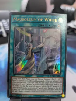 YuGiOh! Mausoleum of White LCKC-EN036 Ultra Rare 1st Ed - Image 1