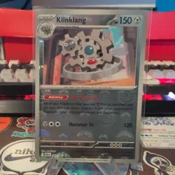 Pokemon TCG Klinklang 063/086 Black Bolt Poke Ball Reverse Holo Rare Card - NM - Image 1