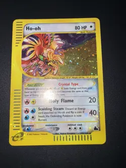Ho-Oh 149/144 Skyridge Holographic Pokemon Card Ultra Rare Holo LP - Image 2
