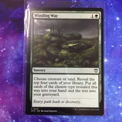 Winding Way 0213 Non Foil Common Outlaws of Thunder Junction MTG NM - Image 1