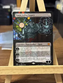 MTG *Karn, Living Legacy Borderless X1* (NM) Dominaria United Magic - Image 1