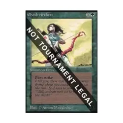 WOTC MtG Collector's Ed Elvish Archers (CE) (R) NM - Image 1