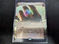 MTG Magic the Gathering RAISED FOIL Lotus Ring BIG! - Image 1