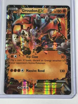 Groudon EX 85/160 XY-Primal Clash Pokemon Trading Card Game Holo -  NM - Image 3