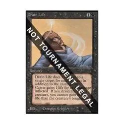 WOTC MtG Collector's Ed Drain Life (CE) (C) NM - Image 1