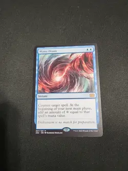 MTG Magic the Gathering Mana Drain Double Masters Mythic Rare 057/331 NM - Image 1