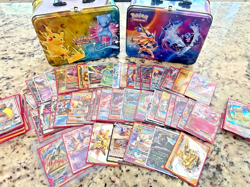 100 OFFICIAL POKEMON CARDS TCG + SUPER RARE | GX EX MEGA V BREAK or VMAX!! - Image 1