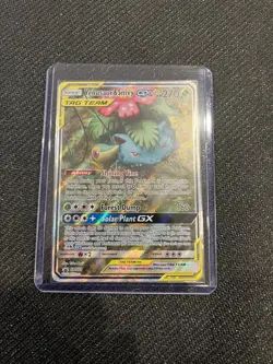 Pokemon Venusaur and Snivy GX SM229 Full Art Tag Team Promo |EXCELLENT CONDITION - Image 1