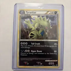Tyranitar 26/95 HGSS Unleashed Non Holo Rare Pokemon MP - Image 1