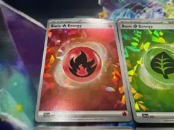 Cracked Ice Holo Energy Set of 8 - Terapagos EX Premium Collection - Pokemon TCG - Image 2