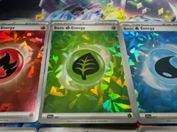Cracked Ice Holo Energy Set of 8 - Terapagos EX Premium Collection - Pokemon TCG - Image 3