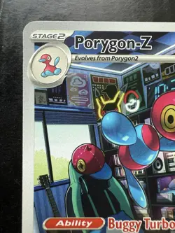 Pokemon Porygon-Z 214/182 Paradox Rift Illustration Rare (NM) - Image 2