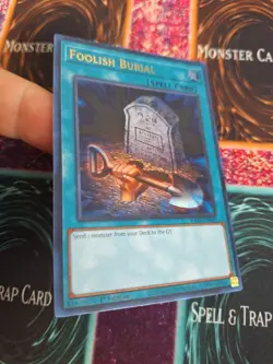Yugioh Foolish Burial RA02-EN049 Ultra Rare 1st Edition Near Mint - Image 2