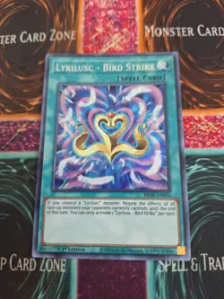Yugioh Lyrilusc - Bird Strike BROL-EN036 Secret Rare 1st Edition Near Mint - Image 1