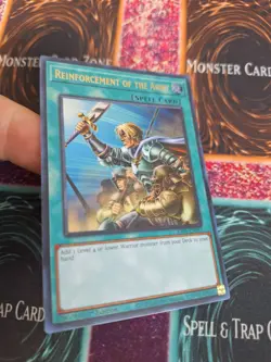 Yugioh Reinforcement of the Army RA01-EN051 Ultra Rare 1st Edition Near Mint - Image 2