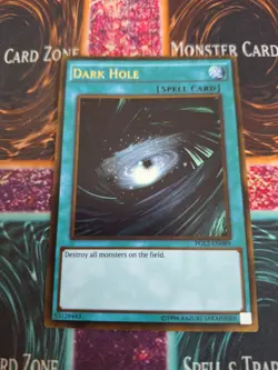 Yugioh Dark Hole PGL2-EN089 Gold Rare Unlimited Near Mint - Image 1