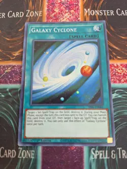 Yugioh Galaxy Cyclone SESL-EN044 Super Rare 1st Edition Near Mint - Image 1