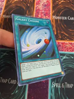 Yugioh Galaxy Cyclone SESL-EN044 Super Rare 1st Edition Near Mint - Image 2