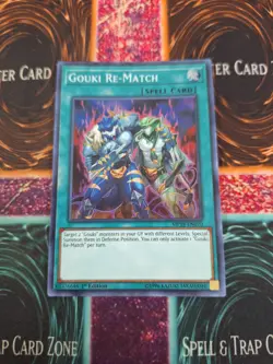 Yugioh Gouki Re-Match MP18-EN070 Super Rare 1st Edition Near Mint - Image 1