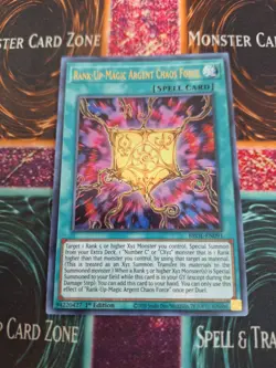 Yugioh Rank-Up-Magic Argent Chaos Force BROL-EN091 Ultra Rare 1st Edition NM - Image 1