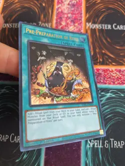 Yugioh Pre-Preparation of Rites RA01-EN055 Ultra Rare 1st Edition Near Mint - Image 2