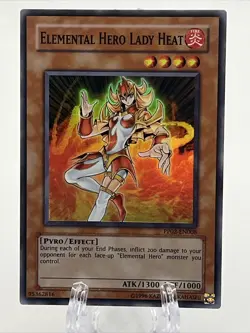 Yu-Gi-Oh Elemental Hero Lady Heat PP02-en008 Super Rare Near Mint - Image 1