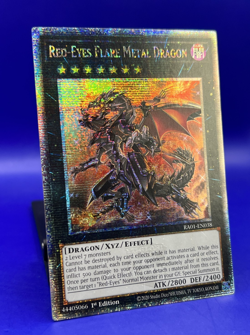 Yugioh Red-Eyes Flare Metal Dragon RA01-EN038 Quarter Century Rare 1st Ed NM - Image 3