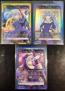 3 SR Reincarnated as a Slime Vol. 1 JP Union Arena Card Lot Rimuru & Shion - Image 1