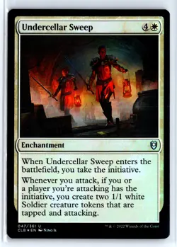 FOIL Undercellar Sweep Baldur's Gate Uncommon - MTG Magic the Gathering Card - Image 1