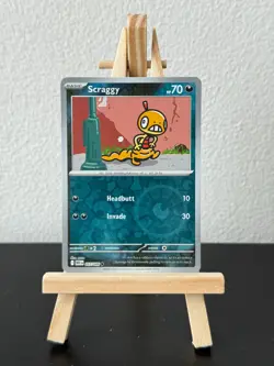 Scraggy #057/086 Reverse Holo - White Flare Pokemon TCG Card NM/M - Image 1