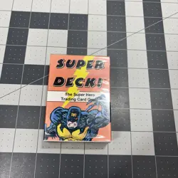 Vtg Super Deck! Super Hero Trading Card Game TCG Card Sharks By Marc Miller 1994 - Image 3