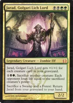Jarad, Golgari Lich Lord Return to Ravnica #174/274 MTG Magic The Gathering VLP - Image 1